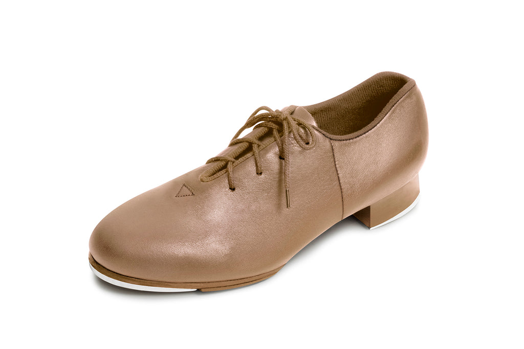 Bloch Girl's Tap On Tap Shoes, Tan Leather, Rubber