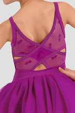 Bloch Girls Gianna Floral Camisole Tutu Dress - Velvet Orchid