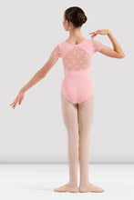 Bloch Girls Penelope Floral Cap Sleeve Leotard - Candy Pink
