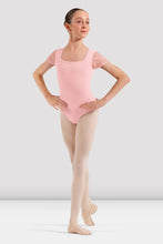 Bloch Girls Penelope Floral Cap Sleeve Leotard - Candy Pink