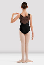 Bloch Girls Scarlett Floral Tank Leotard - Black