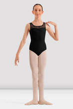 Bloch Girls Scarlett Floral Tank Leotard - Black