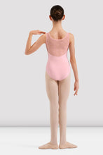 Bloch Girls Scarlett Floral Tank Leotard - Candy Pink