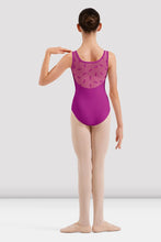 Bloch Girls Scarlett Floral Tank Leotard - Velvet Orchid