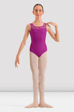 Bloch Girls Scarlett Floral Tank Leotard - Velvet Orchid