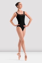 Bloch Ladies Floral Tank Leotard - Black