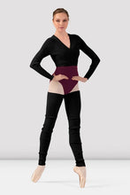 Bloch Ladies Celeste Knit Wrap Top - Black