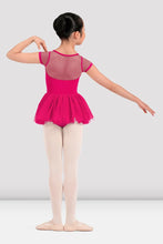 Bloch Girls Mirella Adagio Cap Sleeve Tutu Leotard - Hot Pink