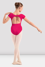 Bloch Girls Mirella Adagio Open Back Leotard - Hot Pink