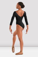 Bloch Ladies Mirella Adagio 3/4 Sleeve Leotard - Black
