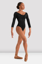 Bloch Ladies Mirella Adagio 3/4 Sleeve Leotard - Black