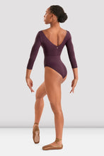 Bloch Ladies Mirella Adagio 3/4 Sleeve Leotard - Merlot