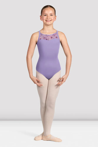 Bloch Girls Lila Floral Camisole Leotard