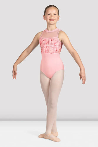 Bloch Girls Macie Floral Halterneck Leotard