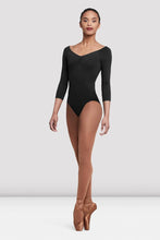 Bloch Ladies Dana 3/4 Sleeve Leotard - Black
