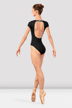 Ladies Alpheus Cap Sleeve Leotard - Black