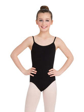 CAPEZIO CHILDREN'S ADJUSTABLE STRAP CAMISOLE COTTON LEOTARD