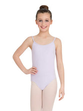 CAPEZIO CHILDREN'S ADJUSTABLE STRAP CAMISOLE COTTON LEOTARD