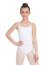 CAPEZIO CHILDREN'S ADJUSTABLE STRAP CAMISOLE COTTON LEOTARD